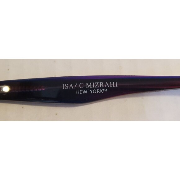 Isaac Mizrahi IMIY 03 Col 80 Purple Half Rim Eyeglasses Frames 53-17-135 Women\'s